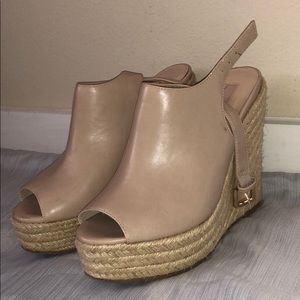 Tan Wedges/Heels